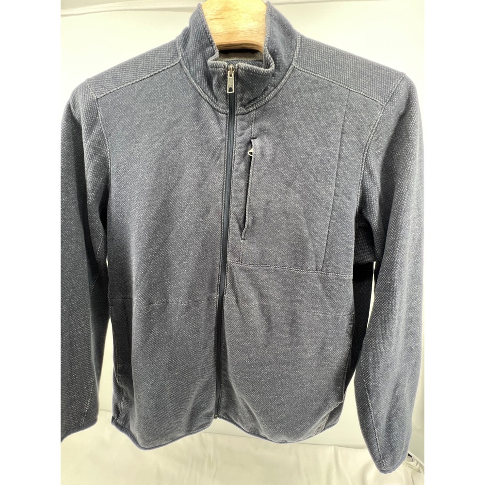 Duluth Trading Men's Full Zip Jacket Size 2XL Heathered Blue Casual